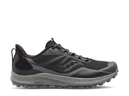 Saucony: Чёрные кроссовки  Peregrine