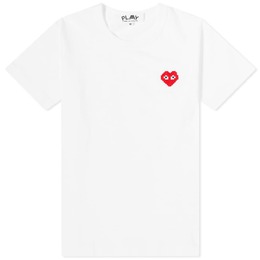 Comme Des Garçons Play: Белая футболка  Heart