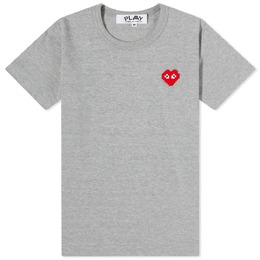 Comme Des Garçons Play: Серая футболка  Heart