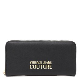 Versace Jeans Couture: Чёрный кошелёк 