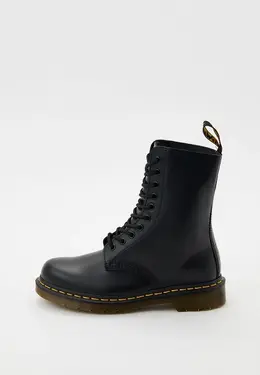 Dr. Martens: Чёрные ботинки 