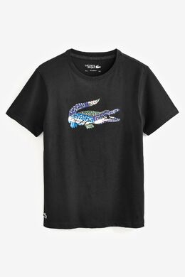 Lacoste: Чёрная футболка