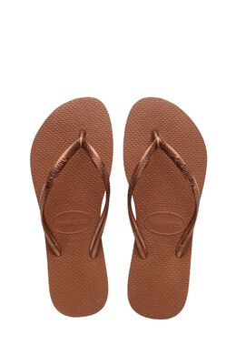 Havaianas: Коричневые шлёпанцы 