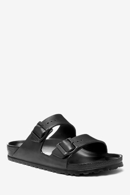 Birkenstock: Чёрные босоножки  Arizona Eva