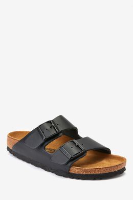 Birkenstock: Чёрные сандалии 