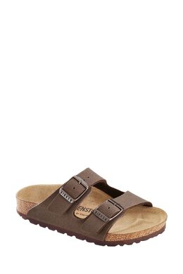 Birkenstock: Коричневые босоножки  Arizona Birko Flor