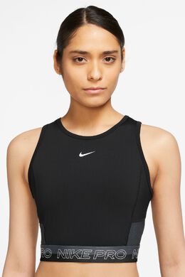 Nike: Чёрный топ  Dri FIT