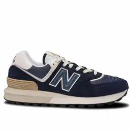 New Balance: Синие кроссовки  574