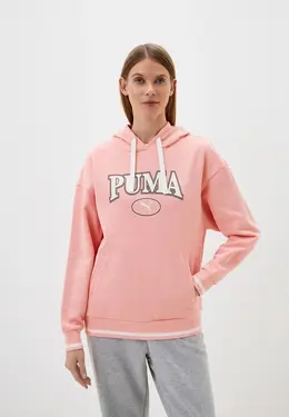 PUMA: Розовая толстовка 