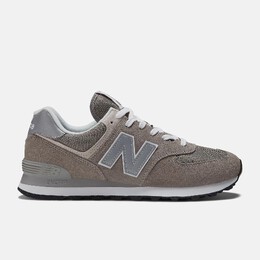 New Balance: Серые кроссовки  Core