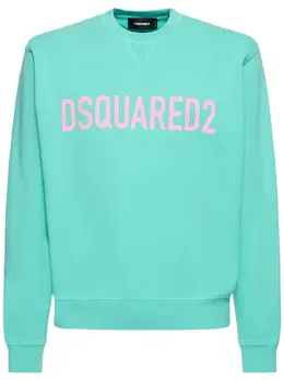 DSQUARED2: Хлопковый свитшот  Cool