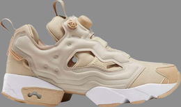 Reebok: Бежевые кроссовки  InstaPump Fury OG