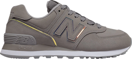 New Balance: Фиолетовые кроссовки  574