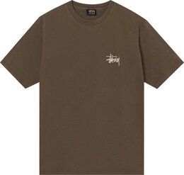 Stussy: Коричневая футболка 