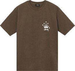 Stussy: Коричневая футболка 