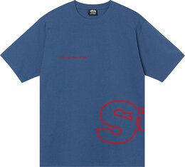 Stussy: Синяя футболка 