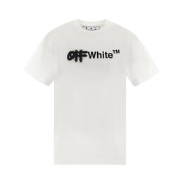 Off-White: Белая футболка 