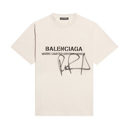 Balenciaga: Белая футболка  RuPaul