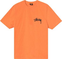 Stussy: Оранжевая футболка 