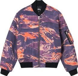 Stussy: Фиолетовая куртка 