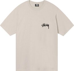 Stussy: Бежевая футболка 