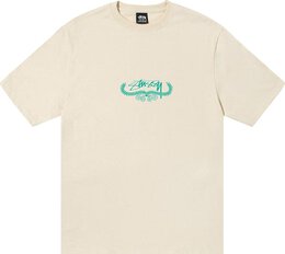 Stussy: Бежевая футболка 