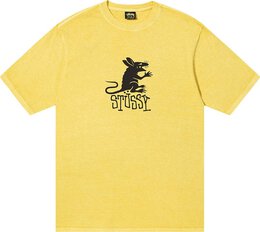 Stussy: Жёлтая футболка 