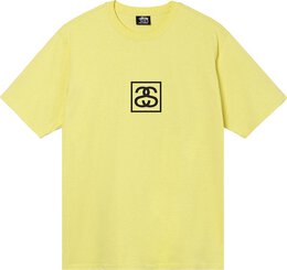 Stussy: Жёлтая футболка 