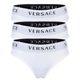 Versace: Белые трусы 