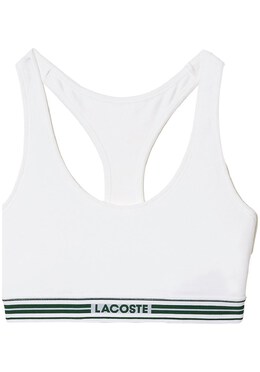 Lacoste: Белый бюстгальтер 