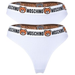 Moschino: Белые трусы 