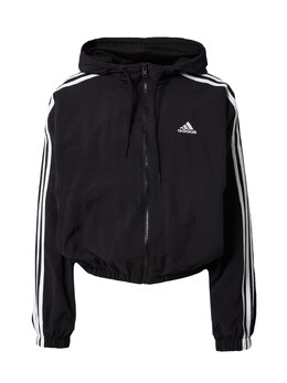 Adidas: Чёрная куртка  Essentials