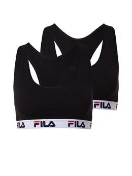 Fila: Чёрный бюстгальтер 