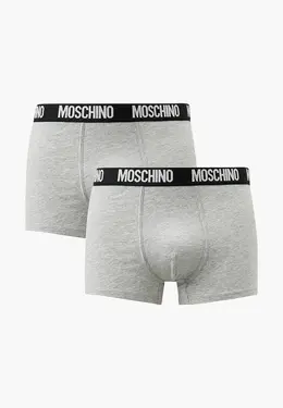 Moschino Underwear: Серые трусы 