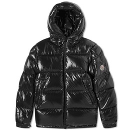 Moncler: Чёрный пуховик Ecrins