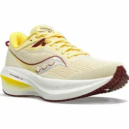 Saucony: Жёлтые кроссовки 