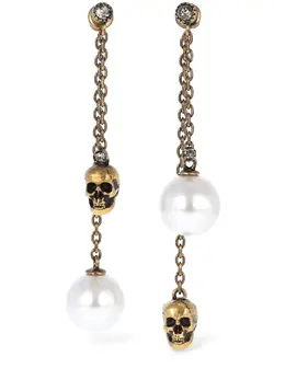 ALEXANDER MCQUEEN: Серьги  Skull