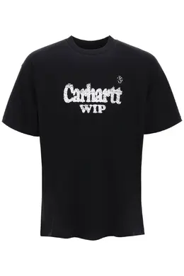 Carhartt wip: Чёрная футболка 