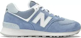 New Balance: Голубые кроссовки  574