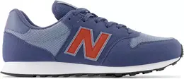 New Balance: Синие кроссовки  500