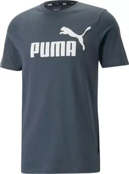 PUMA: Синяя футболка Essentials