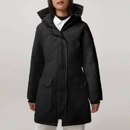 Canada Goose: Чёрный пуховик Trillium