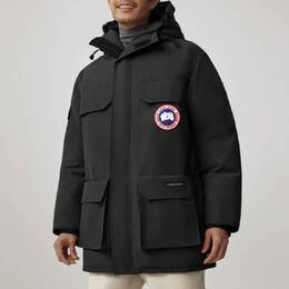 Canada Goose: Чёрный пуховик  Expedition