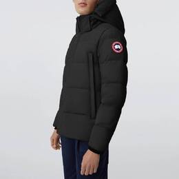 Canada Goose: Чёрный пуховик  Wyndham