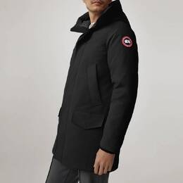 Canada Goose: Чёрный пуховик  Langford