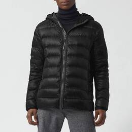 Canada Goose: Чёрная куртка Crofton