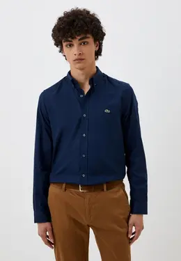 Lacoste: Синяя рубашка 