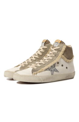 Golden Goose Deluxe Brand: Белые кеды  Francy