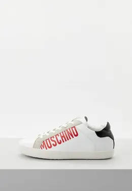 Love Moschino: Белые кеды