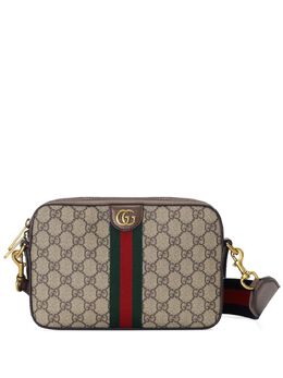 Gucci: Бежевая сумка Ophidia GG